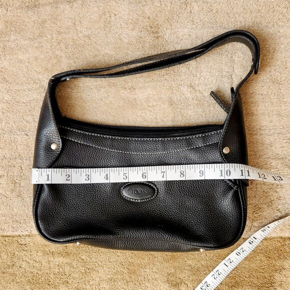 Tod's Black Leather 2Way Adjustable Shoulder Strap Micro Handbag Bag Purse - Picture 10 of 16